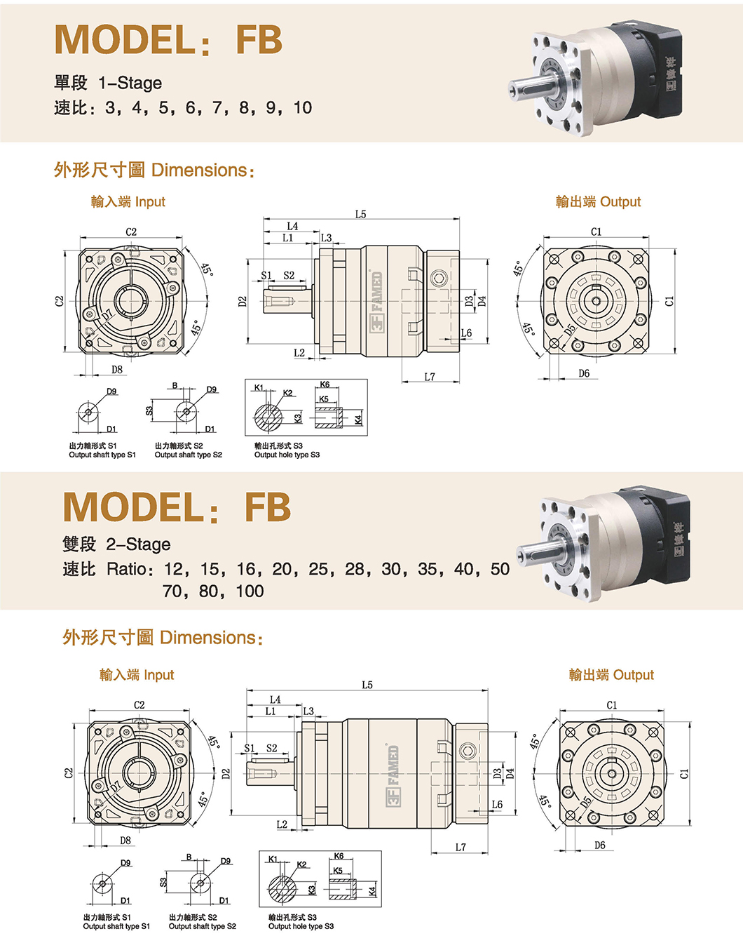 FB precision planetary reducerTexture map