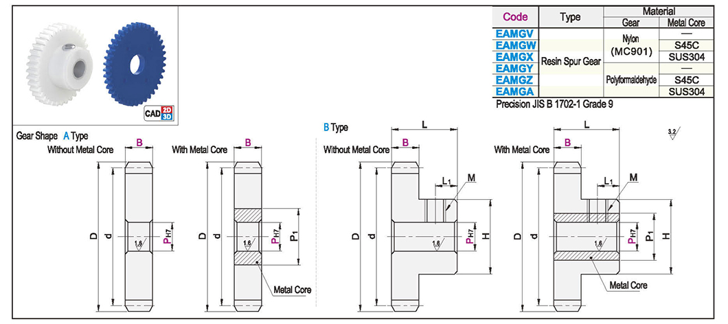 Resin straight gear modulus of 3.0/1.0/1.5/2.0/2.5/0.5/0.8 20 ° pressure AngleTexture map