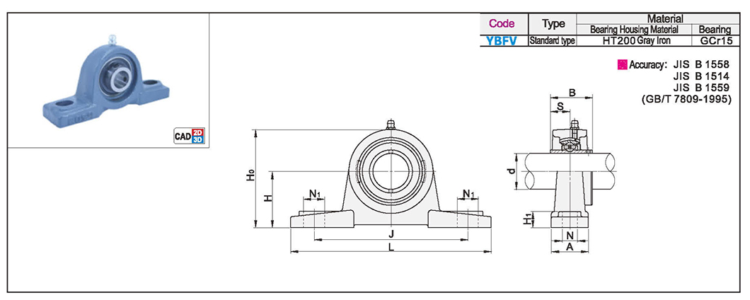 Seat bearing casting - with vertical seat outer spherical ball bearing clearance fitTexture map