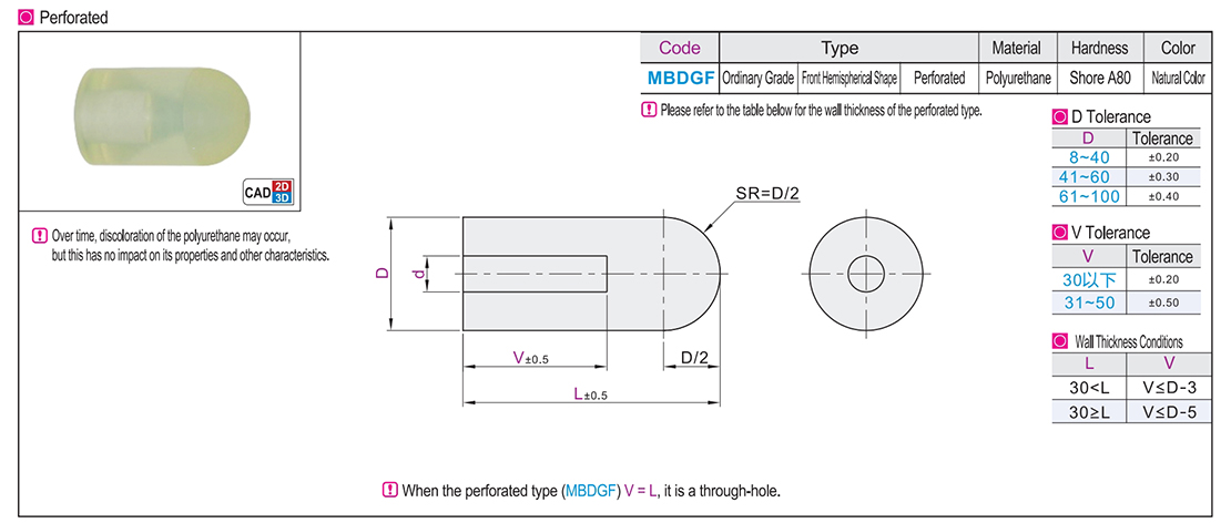 Polyurethane damping material common grade front half ball with passTexture map