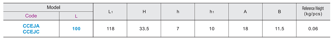 Right Angle with cover type square handle external mounting typeParametric diagram1