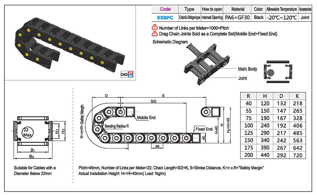 Enhanced bridge tow chain on both sides open 25 seriesTexture map