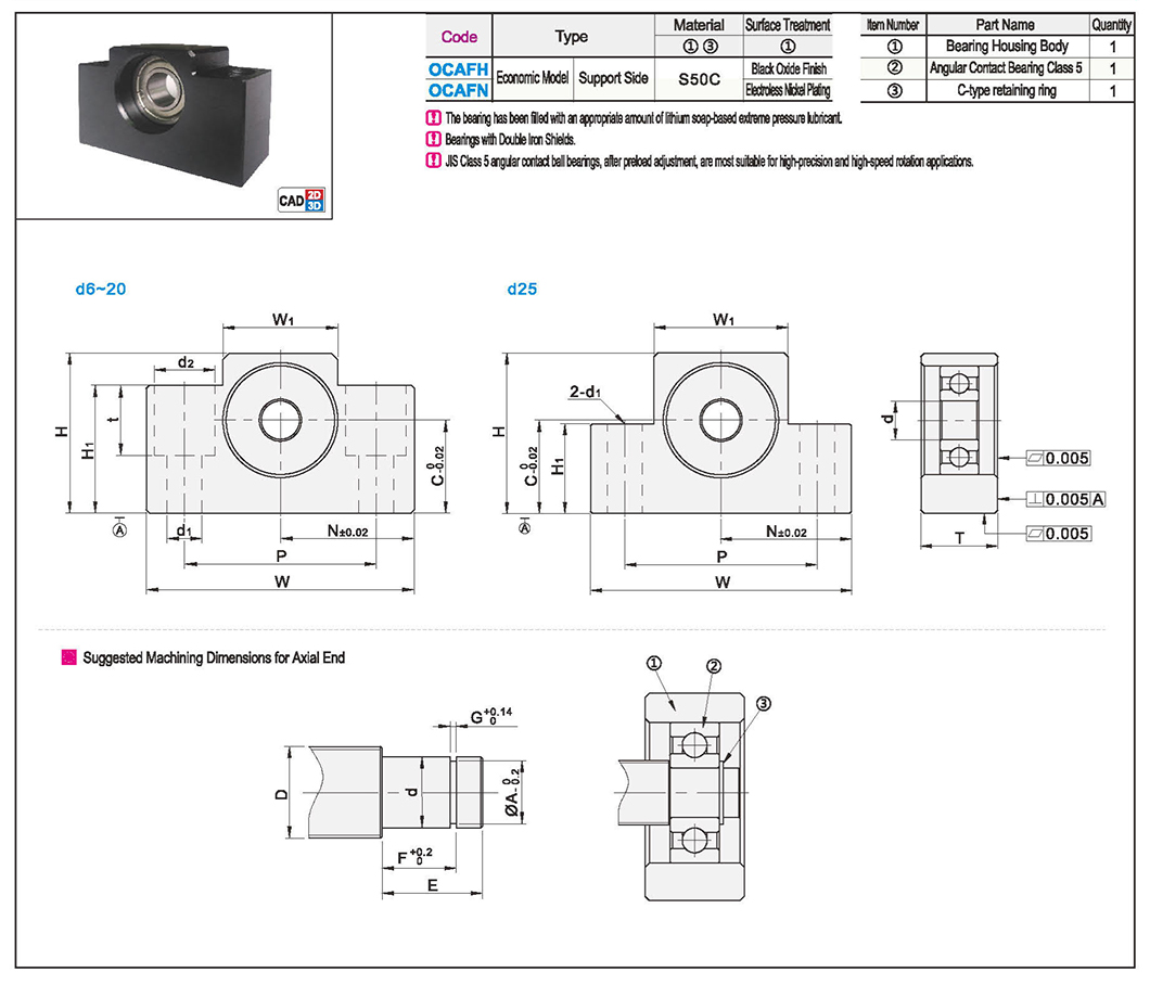 Square screw support assembly support side economic typeTexture map